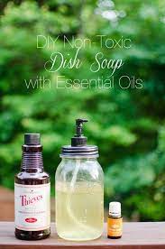 Easy Diy Non Toxic Dish Soap Essential Oil Recipes Essential Oils Cleaning Living Essentials Oils