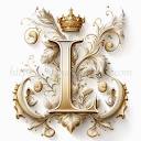 Digital Download Letter L Crown on Whitish Background Alphabet ...