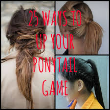 25 Ways To Up Your Ponytail Game Hair Styles Hair Beauty Beauty