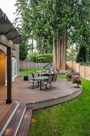 Composite Decking Is Always A Perfect Look For Decks Because It Provides A Deck In Several Parts And Shapes Backyard Patio Backyard Patio Deck Outdoor Pergola