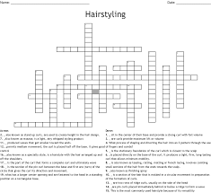 The hair that is wrapped around a roller is the: Hairstyling Crossword Wordmint