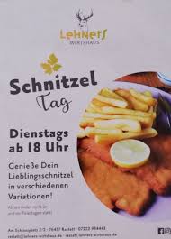 Lehners Wirtshaus Rastatt Schnitzeltag Schnitzeltag Essen Lebensmittel