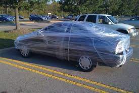 The car is just like another other useful, mechanical object, just much larger than most. Senior Prank Ideas Plastic Wrap Car Pranks Yard Pranks Senior Pranks