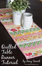 Homemade Stitched With Heartstrings 2015 Quilted Table Runners Patterns Table Runner Tutorial Diy Quilt