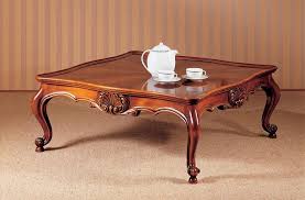All handmade solid wood furniture with careful and considerate attention to details. Traditional Luxury Coffee Table Carefully Carved For Livingroom Idfdesign