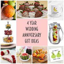 4 Year Anniversary Gift Ideas 4 Year Anniversary 4th Year Anniversary Gifts 4 Year Wedding Anniversary