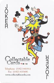 The joker card is mostly used as a spare card if you lose a card from one of the four suits cards in 52 decks of cards. Joker Of The Day Joker Card Playing Cards Design Joker Playing Card