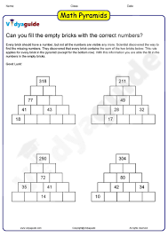 Puzzles are an aspect of mathematics that is done to test the thinking ability of kids. Math Educational Games For Kids Math Pyramids 01 Maths Puzzles Puzzles For Kids Math Games For Kids