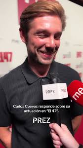 Carlos Cuevas (conocido por sus grandes papeles en rodajes como Merlí)  responde en la premiere de “El 47”. 🎙️ @Noelia Perez Leal #carlos  #carloscuevas #47 #viral #cine #estreno #película #premiere ...
