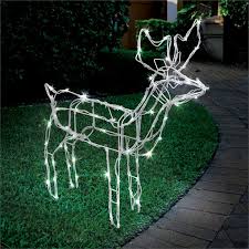 Lytworx Solar 100 Led White Standing Reindeer Light Bunnings Warehouse Reindeer Lights Party Lights Christmas Lights