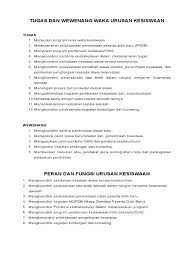 Menyusun petunjuk pelaksanaan operasional proses penerimaan peserta didik (ppd) Tugas Dan Wewenang Waka Urusan Kesiswaan Pdf