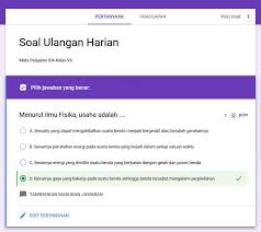 Klik form yang di buat jawaban tersimpan dalam bntuk spreedsheet. Tutorial Cara Membuat Latihan Ujian Online Siswa Dengan Google Form Lengkap Berita Pendidikan