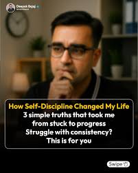 Feeling stuck? These 3 truths helped me stay consistent and level up.  #selfdisciplined #selfdiscipline #consistencyiskey #consistency #success  #motivation #power #stuck #levelup