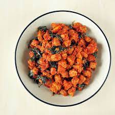 Tempeh Goreng Sambal Kemangi Fried Tempeh In Basil Chili Sauce Recipe Veggie Recipes Good Healthy Recipes Tempeh