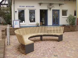 Rundbank Lauenburg Sitzbank Garten Feuerstelle Garten Terassenideen