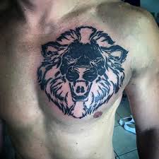 40 Tribal Lion Tattoo Designs For Men Mighty Feline Ink Ideas
