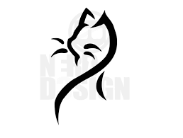 Tribal Cat Tattoo Design Cat Tattoos Designs