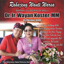 Hurry, book your flight now! Rahajeng Wanti Warsa Bapak Gubernur Bali Dr Ir Wayan Koster M M Bali Viral News