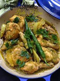 Ayam Masak Lada Hijau Indian Food Recipes Malaysian Food Nyonya Food