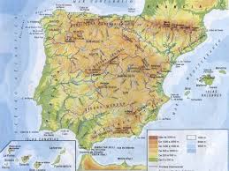 Mapa de europa político con nombres. Mapa Fisico De Espana Profesorpaco
