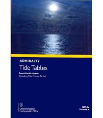 Np204 Admiralty Tide Tables Att Volume 4 South Pacific Ocean Including Tidal Stream Tables 2020 Edition