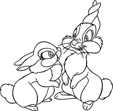 How to draw thumper from bambi step by step, learn drawing by this tutorial for kids and adults. Snow White Coloring Pages Thumper Coloring And Drawing
