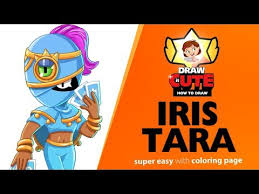 Our brawl stars skins list features all of the currently and soon to be available cosmetics in the game! How To Draw Iris Tara Brawl Stars Super Easy Drawing Tutorial With Coloring Page Ø¯ÛŒØ¯Ø¦Ùˆ Dideo