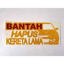 We did not find results for: Sticker Bantah Hapus Kereta Lama Proton Wira Saga Satria Shopee Malaysia