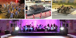 How to build a portable, modular stage riser any size 2'x4' 4'x8' or larger. Rent Stage Platforms Rentals In Miami Broward Palm Beach Fl