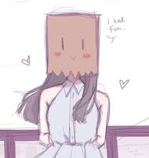 Want to discover art related to paper_bag? Jinnä» Comms Closed On Twitter Paper Bag Waifu