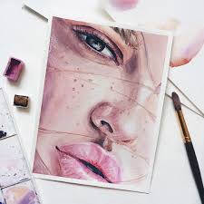 Pinterest Kitkat Xxi Kunst Ideen Aquarell Gesicht Zeichenvorlagen