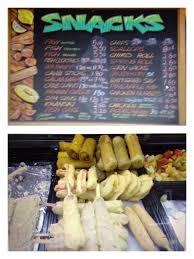 Typical Fish Chips Shop Snack Menu Potato Scallops Battered Savs Pluto Pups Chiko Rolls And Pineapple Fritters Fish And Chip Shop Fish And Chips Food