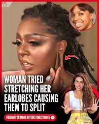 Meet Shakisaha, whose 20-year journey with stretched earlobes just took an  unexpected turn. After two decades of rocking heavy earrings and gauges,  her earlobes finally gave up
