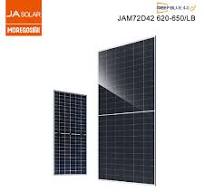 JA Solar 199mm Célula solar bifacial 650W 645W 640W Tipo N TOPCON 16BB MBB  Tecnologia Vidro duplo Painéis Solares
