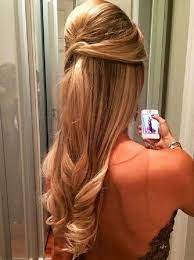 Pretty Half Up Half Down Hairstyles Partial Updo Wedding Hairstyle Hair Styles Hairstyle Long Wavy Hair