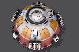 Escape Capsule Pod 3d Model Max Obj Mtl Fbx Ma Mb 13 3d Model Capsule Sci Fi
