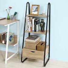 Sobuy Bücherregal Standregal Aufbewahrungsregal Badregal Mit Schublade Frg219 N