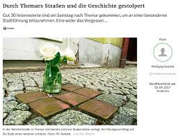 Oakdale joint unified school district. September 2017 Themars Stolpersteine U Eine Stadtfuhrung Ihre Stimmen Leben Noch Judisches Leben In Themar