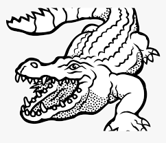 Alligator Clipart Images Black And White Free Download Clipart Wild Animals Black And White Hd Png Download Transparent Png Image Pngitem