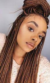 Hairstyle hair styles braided hairstyles hair looks blonde braids box braids hairstyles for brown skin girls hair styles hair looks gorgeous hair black beauties hair inspiration melanin. Plait Braiding Hair Options For Black Women Hair Styles Small Box Braids Hairstyles Braided Hairstyles