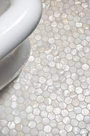 This bathroom has a fun black and white checkerboard tile place on an angle to add a dynamic effect. 45 Fantastic Bathroom Floor Ideas And Designs Renoguide Australian Renovation Ideas And Inspiration Mosaic Bathroom Pearl Tile Traditional Bathroom