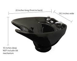 ceramic shampoo bowl extra deep and