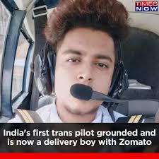 Adam Harry is India's first trans trainee pilot. And he is held back from  flying commercial planes because the DGCA denied him the license