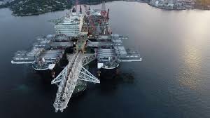 / société d'exploitation du pieter schelte nv. Pioneering Spirit Departure Kristiansand Youtube
