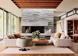 Fireplaces are one of the best ways to make your space feel comfier and cozier. Contemporary Interior Design 13 Striking And Sleek Rooms Architectural Digest