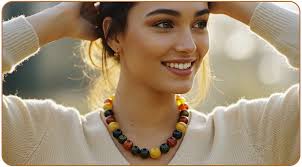 Baltic Amber Certified Premium Quality Raw Baltic Sea Amber Oman Teething  Necklace