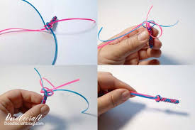 We called them lanyards whether we were making actual lanyards, bracelets, or key fobs. Boondoggle Keychains Diy Tutorial