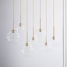 The glass is suspended within a chrome plated metal ring. Build Your Own Sculptural Glass Light Chandelier Spacejoy