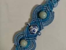雨彩石单珠宽手链 手工客官网 crochet necklace necklace beaded