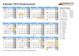 Excel kalender 2021 2021 download auf freeware.de. Kalender 2018 Niedersachsen Zum Ausdrucken Kalender 2018
